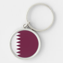 Flag of Qatar Keychains