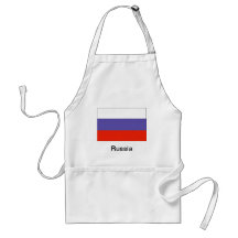 Flag of Russia Aprons