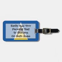 Flag of Saint Lucia Easy ID Personal Tags For Luggage