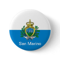 flag of San Marino Pinback Buttons