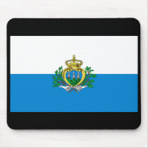 Flag of San Marino mousepads by repofcountries Flag of San Marino mousepads