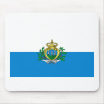 Flag of San Marino mousepads by repofcountries Flag of San Marino mousepads