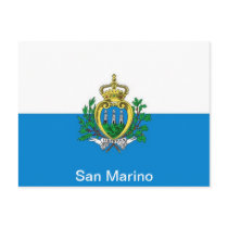 flag of San Marino Postcards