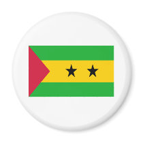 Flag of Sao Tome and Principe magnets