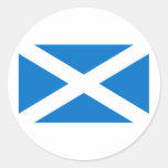 Flag of Scotland Round Sticker