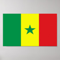 Flag of Senegal Poster