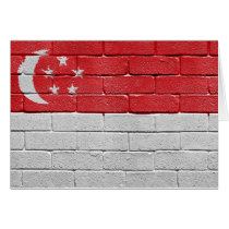 Flag of Singapore Greeting Card