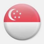 Flag of Singapore Fridge Magnet