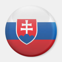 Flag of Slovakia Refrigerator Magnets