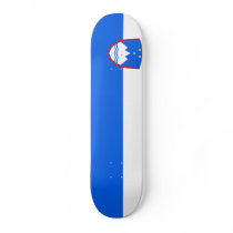 Flag of Slovenia Skateboard