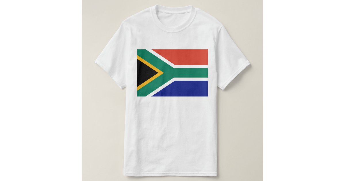 Flag Of South Africa T Shirt Zazzle 0493