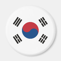 Flag_of_South_Korea Fridge Magnet