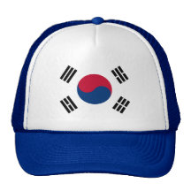 Flag of South Korea Hats