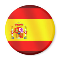 Flag of Spain for Spaniards worldwide Fridge Magnets