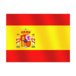 Flag of Spain for Spaniards worldwide Spanish flag Post Card
