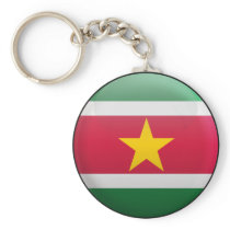 Flag of Suriname Keychains