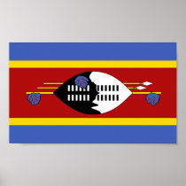 Flag of Swaziland Posters