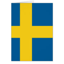 Flag of Sweden Greeting Cards