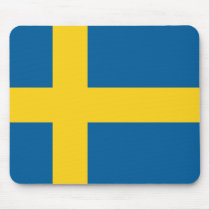 Flag of Sweden Mouse Pad