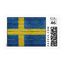 Flag of Sweden Postage Stamp