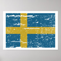 FLAG OF SWEDEN POSTER