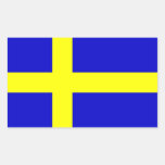 Flag of Sweden Rectangle Stickers