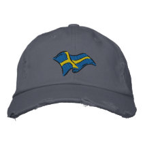 Flag of Sweden Sverige flag for Swedes embroidered hats