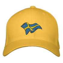 Flag of Sweden Sverige flag for Swedes embroidered hats