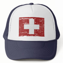 FLAG OF SWITZERLAND MESH HATS
