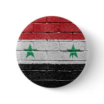 Flag of Syria Pinback Button
