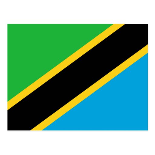 Flag of Tanzania Postcard