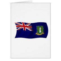 Flag of the British Virgin Islands Greeting Cards