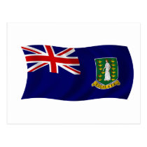 Flag of the British Virgin Islands postcards