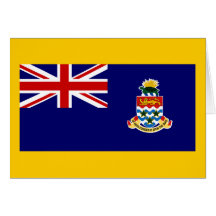 Flag of The Cayman Islands Card