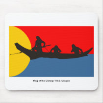 Flag of the Clatsop Tribe, Oregon mousepads by DejaVu_Images Flag of the Clatsop Tribe, Oregon mousepads