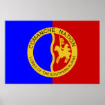 Flag of the Comanche Nation posters