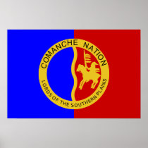 Flag of the Comanche Nation Posters