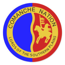 Flag of the Comanche Nation Sticker