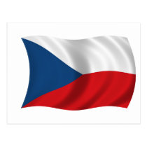 Flag of the Czech Republic postcards