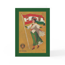 Flag of the Dual Monarchy (Austria-Hungary) Greeting Cards