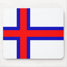 Flag of the Faroe Islands Mousepads