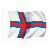 Flag of the Faroe Islands postcards