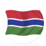 Flag of The Gambia Stickers