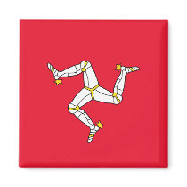 Flag of The Isle of Man Fridge Magnet