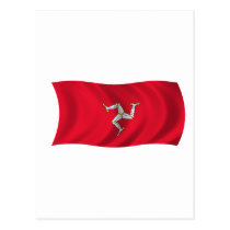 Flag of the Isle of Man postcards