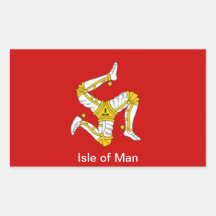 Flag of  the Isle of Man Sticker