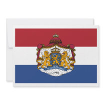 Flag of The Netherlands Coat of Arms Invitations