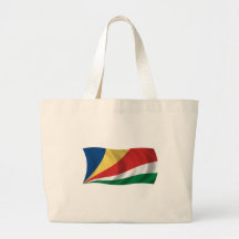 Flag of the Seychelles Tote Bags