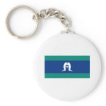 Flag of the Torres Strait Islands Keychain