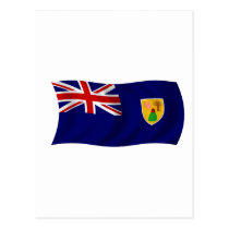 Flag of the Turks and Caicos Islands postcards
